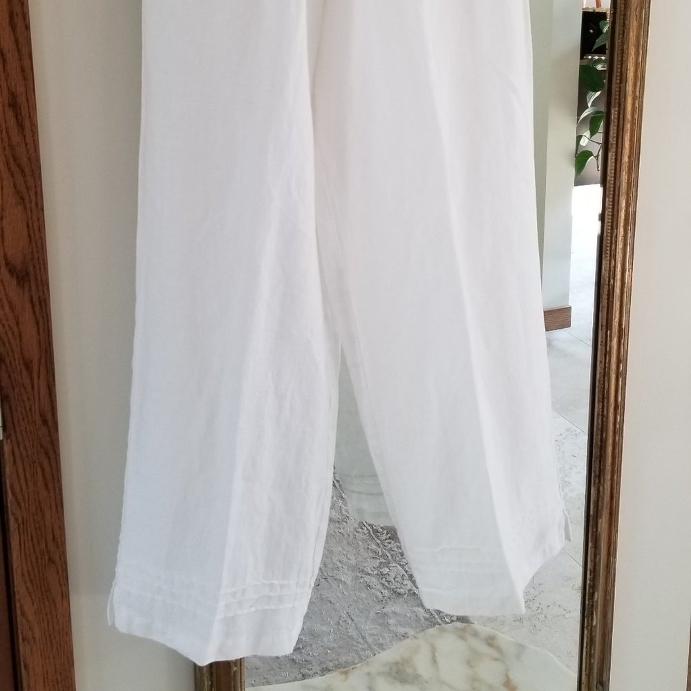 Timbuktu 100% Linen White Pants